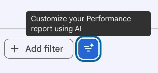 AI Button in Google Search Console