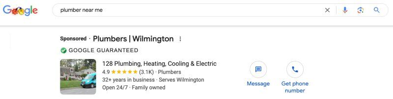 Google Ads in 2024 - 128 Plumbing