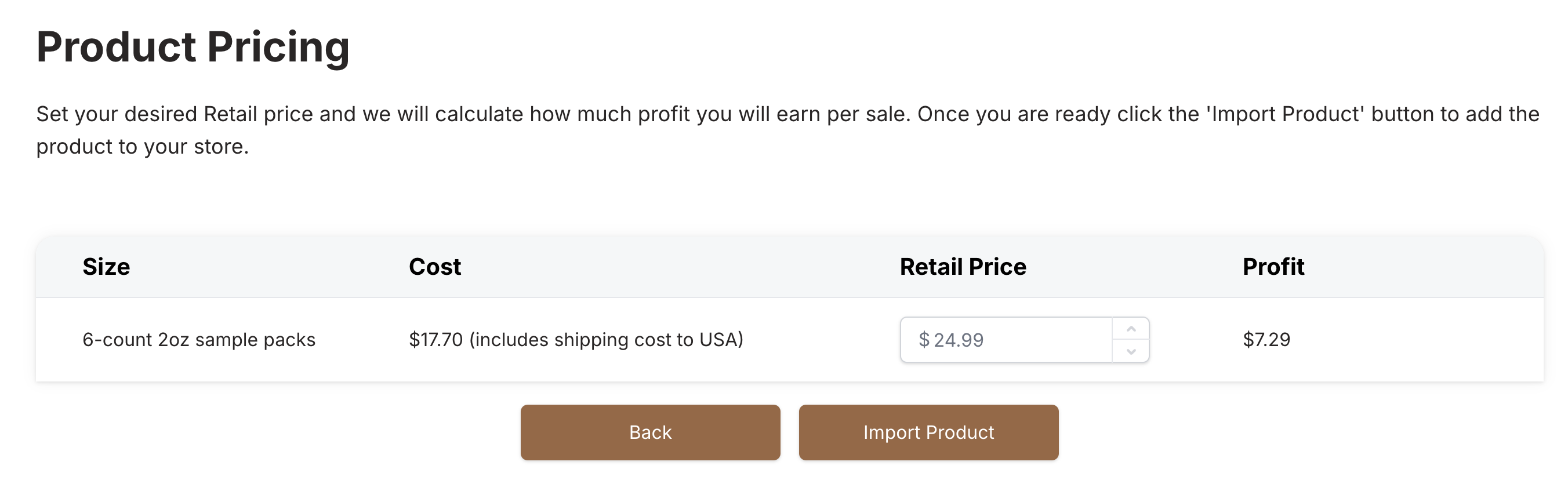 Dripshipper-Set-Price-for-Products
