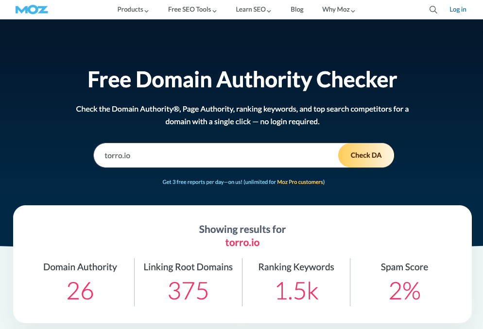 Free-Domain-Authority-Checker-Torro-Media
