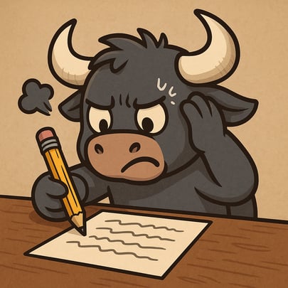 Frustrated Bull Writing that Should Use ChatGPT for SEO Articles - Torro Media