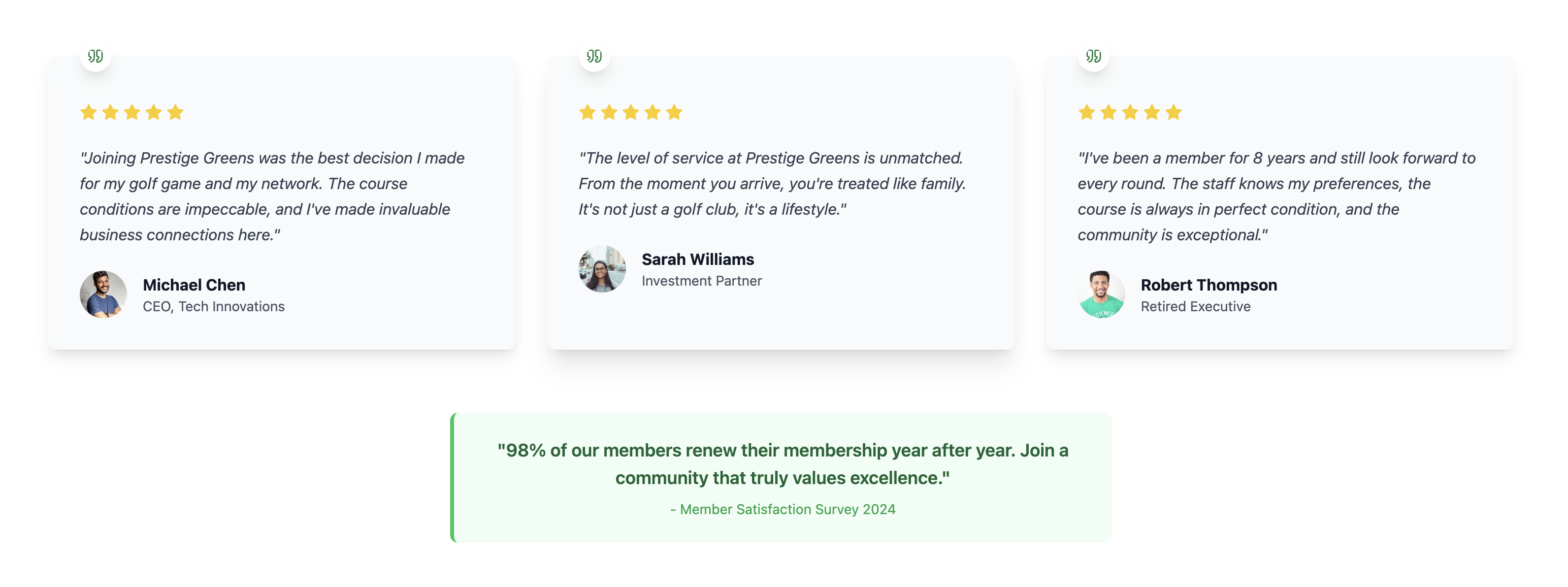 Golf-Club-Marketing-Social-Proof-Example