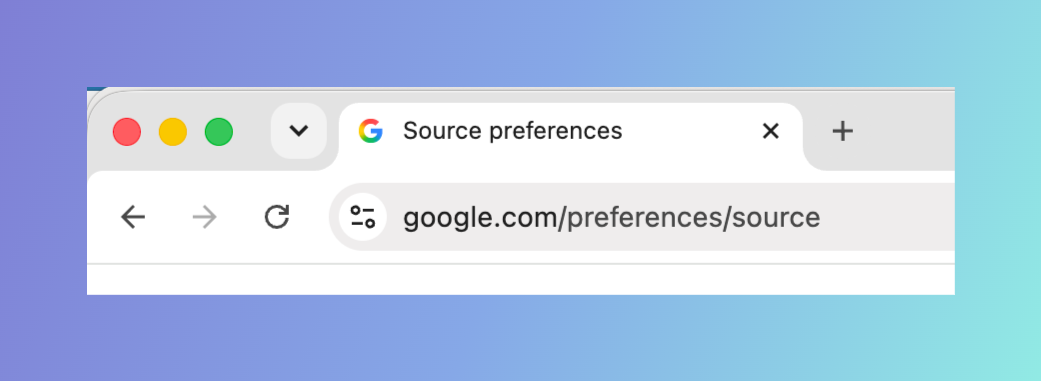 Google Preferred Source URL