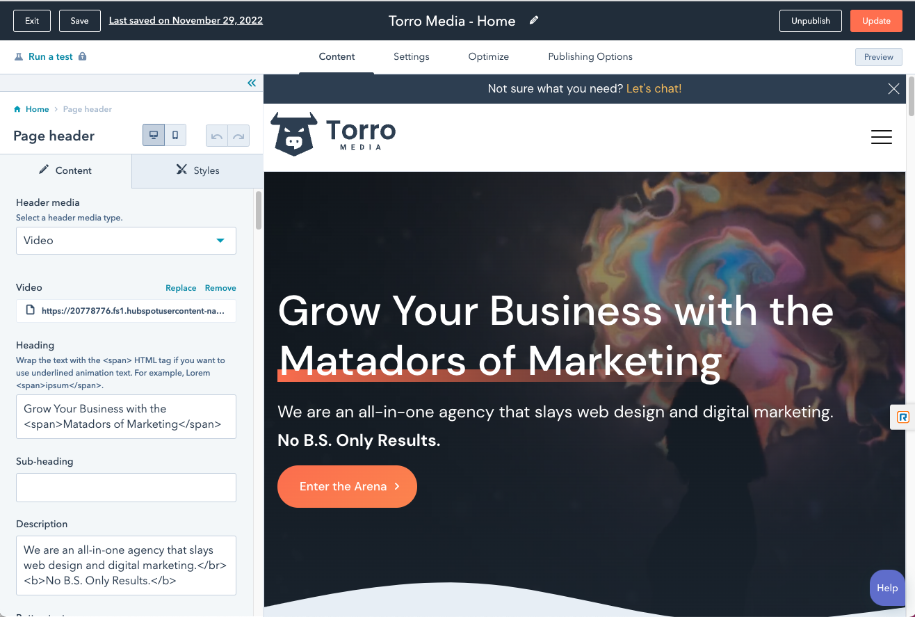 HubSpot-Page-Builder-Torro-Media