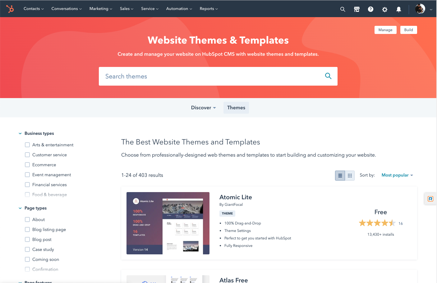 Hubspot-Themes