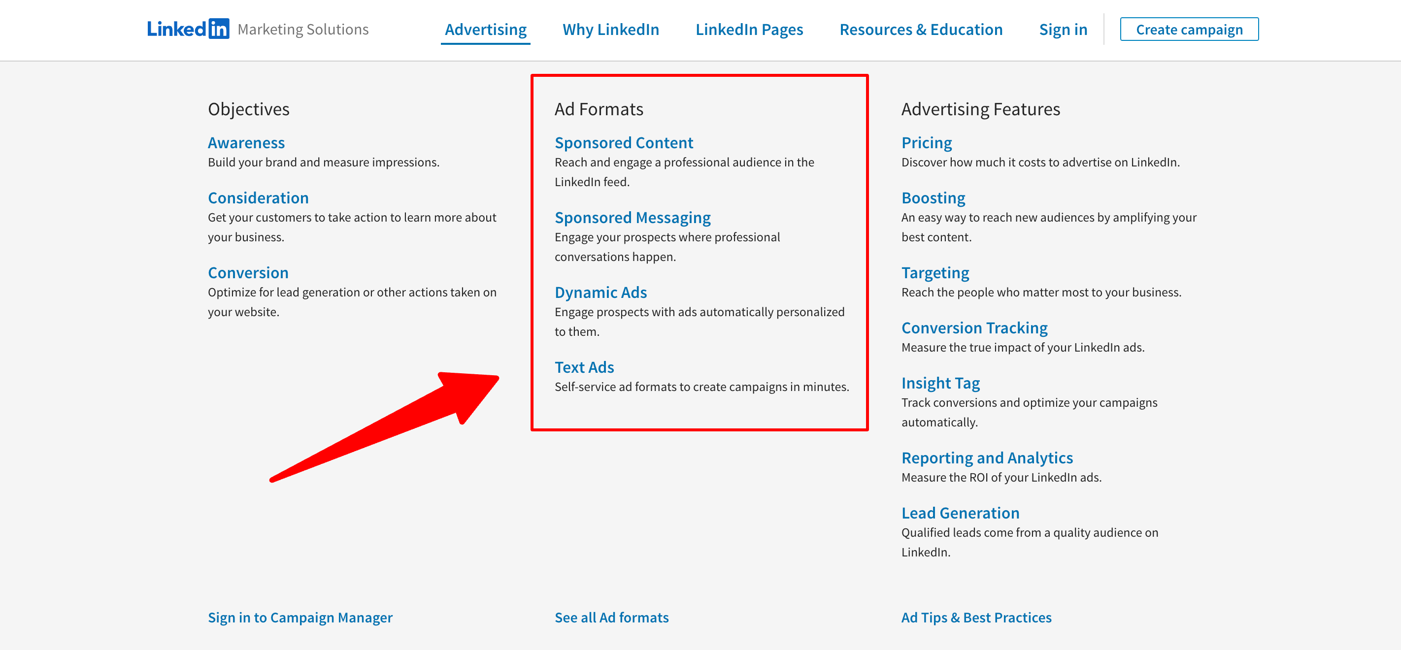 LinkedIn-Campaign-Manager-LinkedIn-Ad-Formats