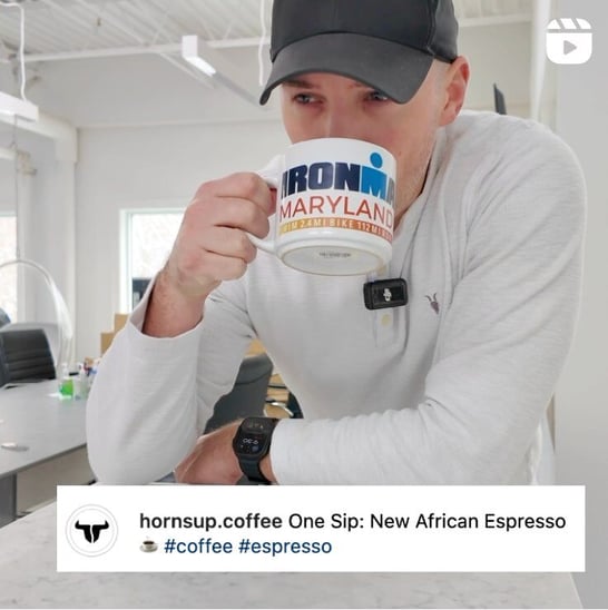 Matt-Sullivan-Torro-Using-Hastags-Horns-Up-Coffee