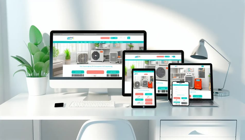 Mobile-friendly HVAC website design