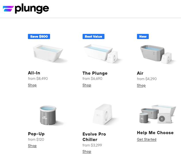 Plunge.com Prizes