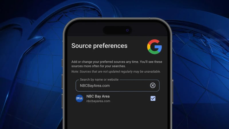 Preferred Source by Google on Mobile