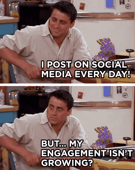 Social Media Posting Engagement Meme