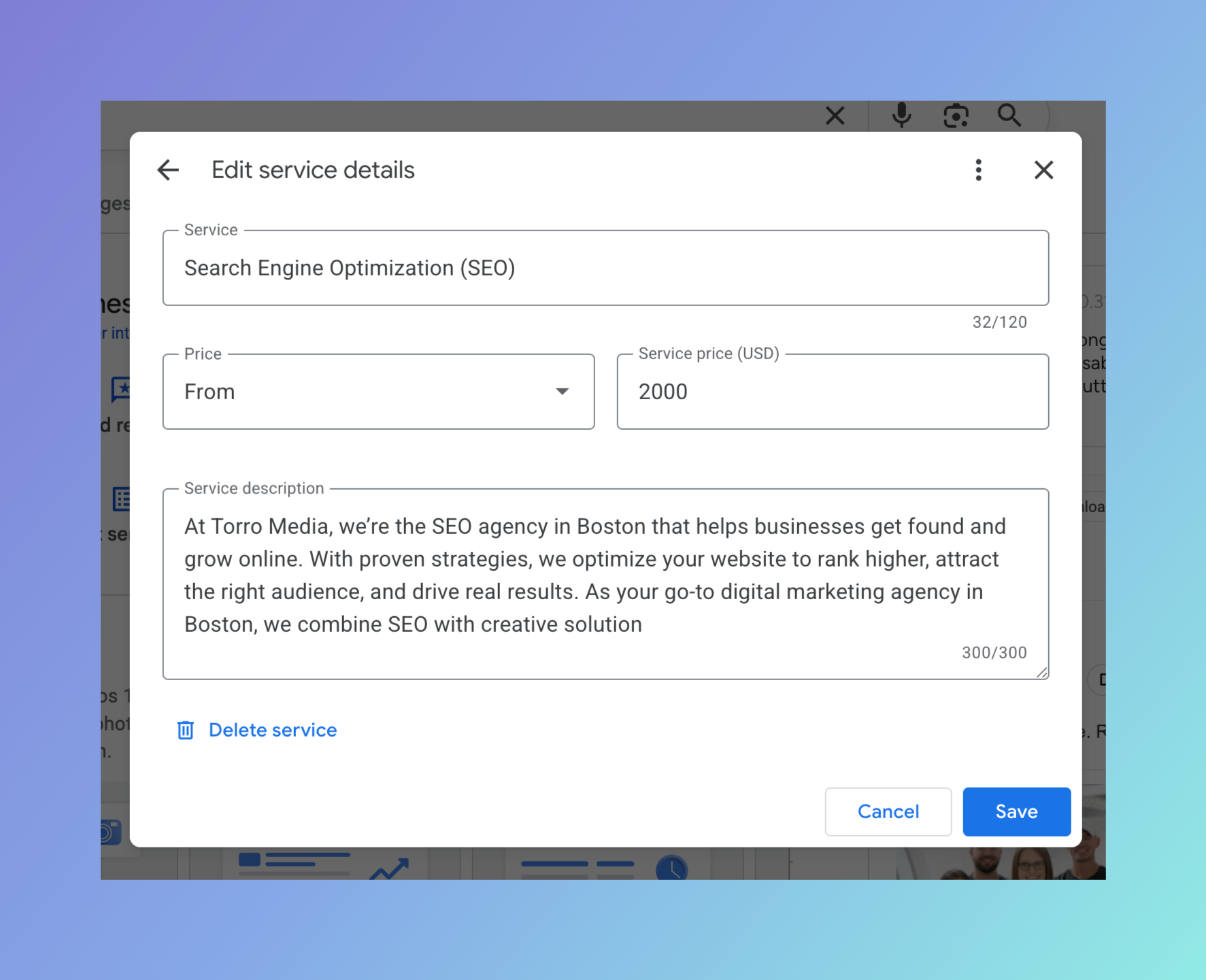 Step 6 Enter Your Starting Price and Save