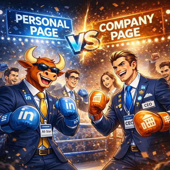 Torro Media - Personal Page vs Company Page LinkedIn Marketing