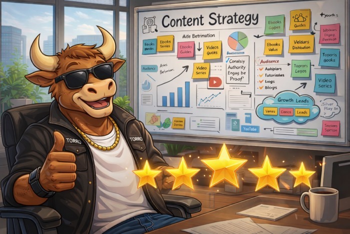 Torro Media content strategy to build trust and grow