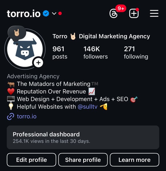 Torro-Instagram-Profile