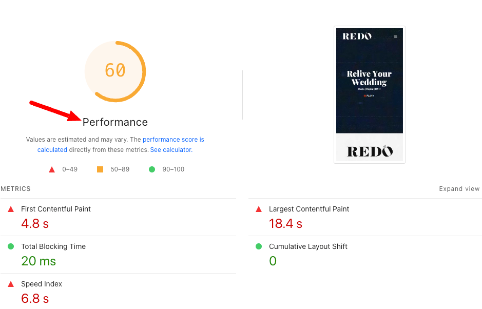 Website Audit - Page Speed Insights