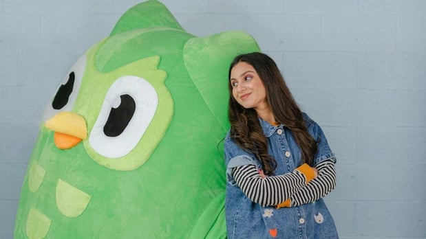Duolingo social media mascot team