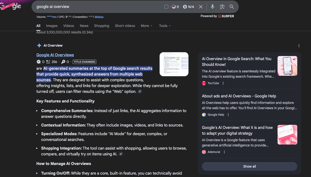 Why You Need to Optimize Content For Google’s AI Overview (And How to ...
