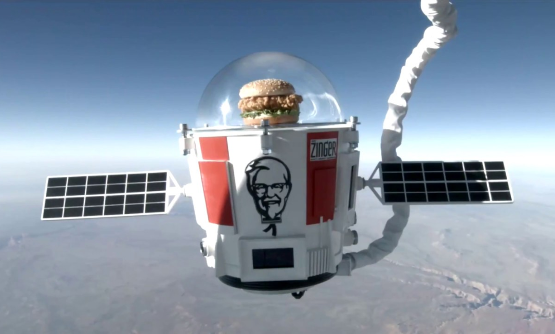 kentucky fried chicken kfc in space campaign