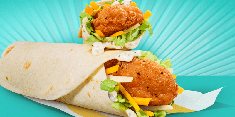 mcdonalds snack wrap returns