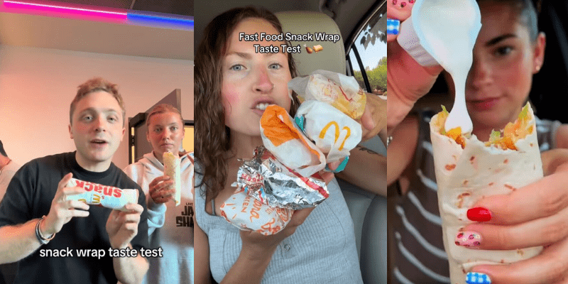 snack wrap tiktok reviews gen z