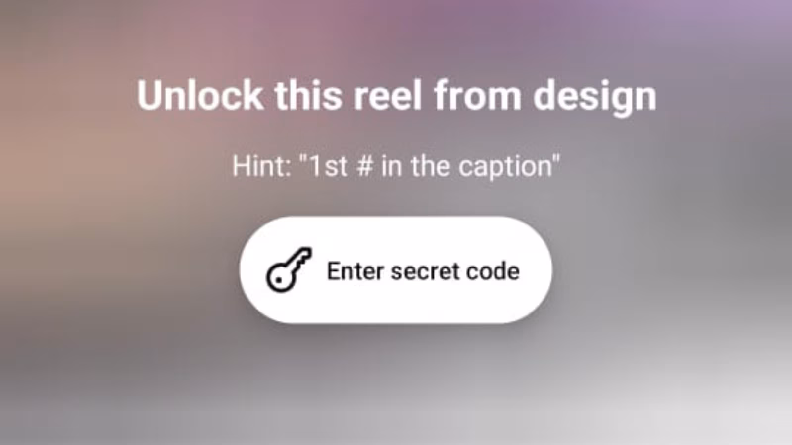 Instagram Locked Reels